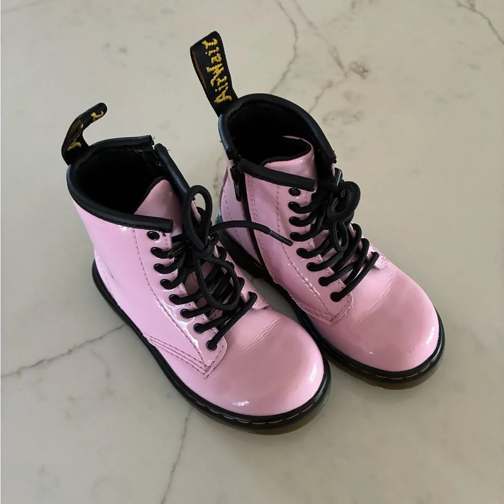 Dr. Martens Toddler Boot - Pale Pink - Picture 6 of 11